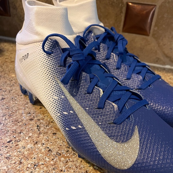 Size 12.5 Nike Vapor Untouchable Pro 3 Football Cleats Royal Blue 917165-101